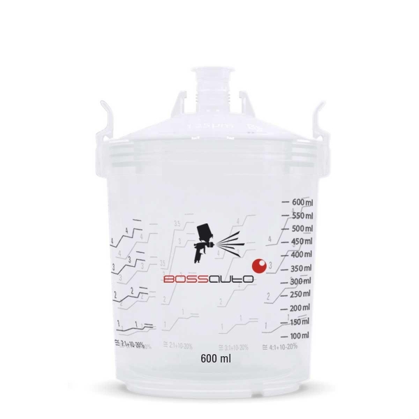 BPS KIT 50STK 600ML MED 125µ FILTER