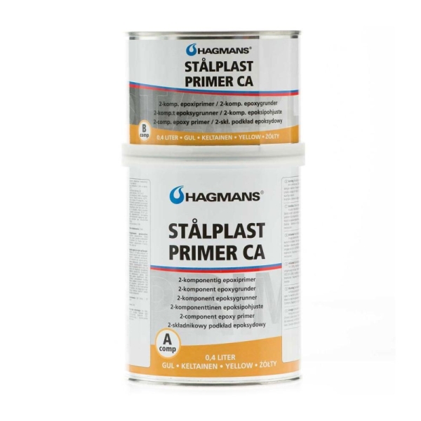 HAGMANS STÅLPLAST CA PRIMER GUL 0,8L