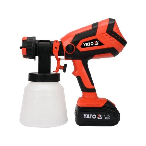 YATO 18V LAKKSPRØYTE MED 4AH BATTERI & LADER - Bilde 2