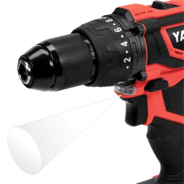 YATO 18V BATTERIDRILL MED SLAG 40NM - Bilde 2