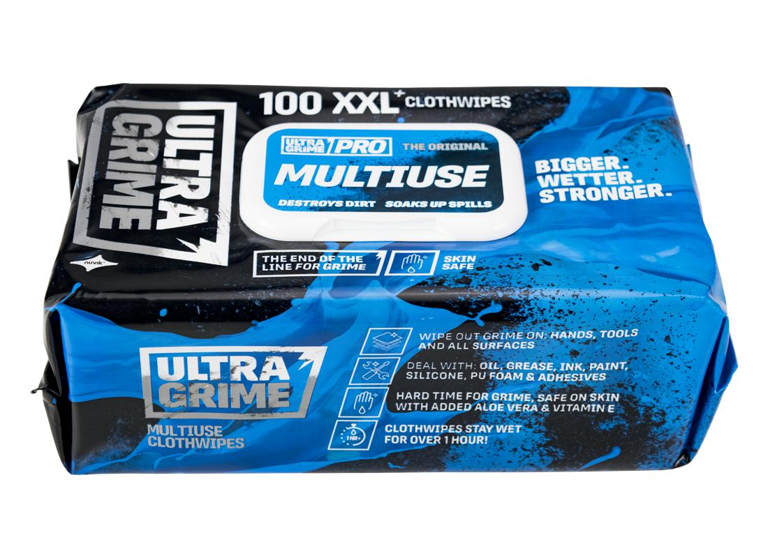 Ultragrime Pro Multiuse XXL+ wipes 100pack