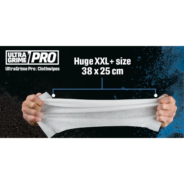 Ultragrime Pro Multiuse XXL+ wipes 100pack - Bilde 2