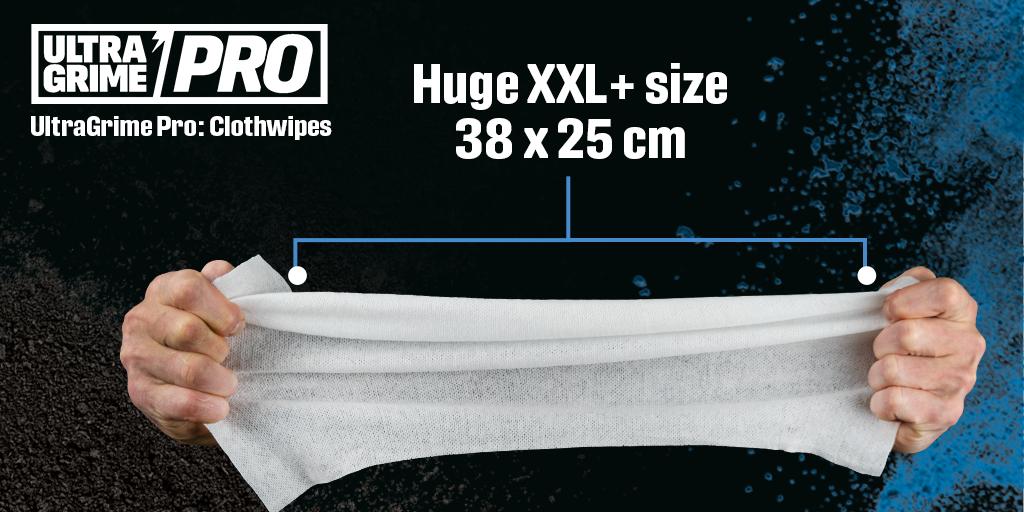 Ultragrime Pro Multiuse XXL+ wipes 100pack - Bilde 2