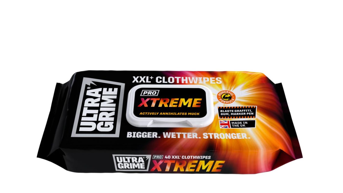Ultragrime Pro Xtreme XXL+ wipes 40pack